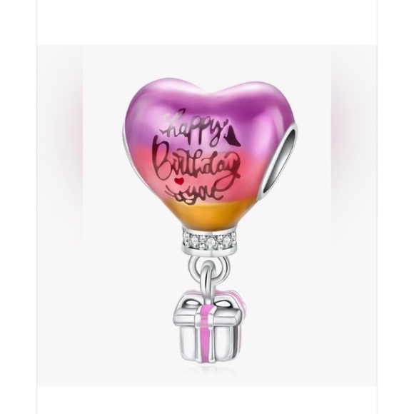 Pandora Jewelry - Pandora 925 Sterling Silver Happy Birthday Heart Balloon Charm with gift